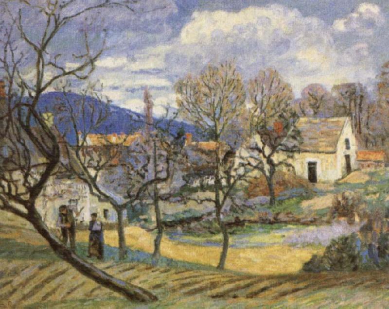 Armand guillaumin Outskirts of Paris Norge oil painting art
